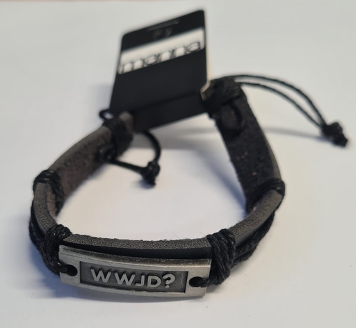 [1139] Bracelet Trust In God Black