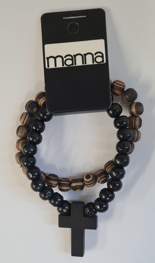 [1130] Wooden Bead Bracelet Set