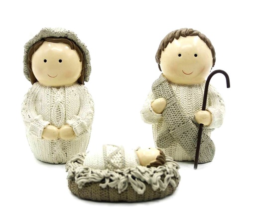 [BH847] Nativity Set 3 Piece Junior Set 140mm