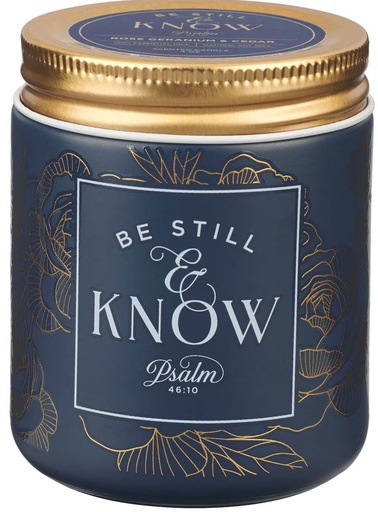 [CDL029] Candle Be Still Golden Rose Nordic Seaside Glass (03/25)
