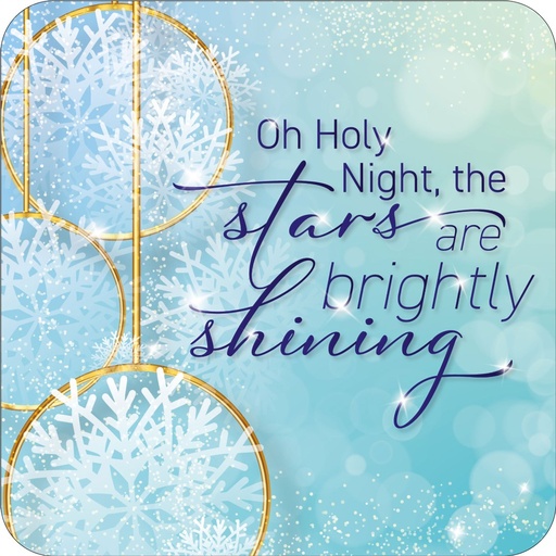 [C266] Christmas Coaster O Holy Night