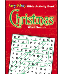 [E5024] Christmas Word Search Bible Activity Book (itty bitty)