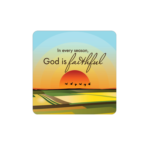 [C463] Coaster God Is Faithful Sunset