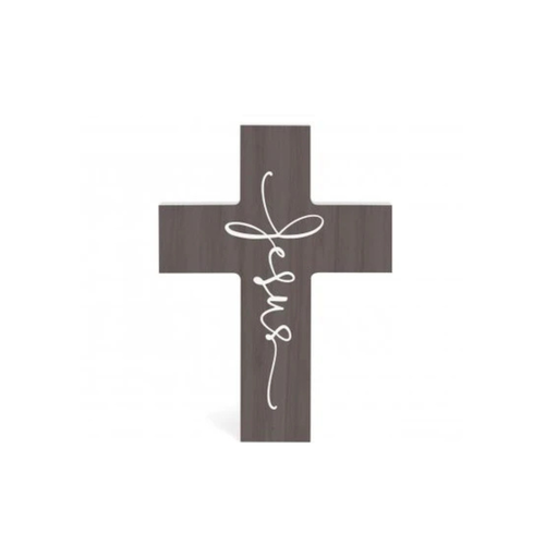 [CRO0254] Cross Jesus Brown