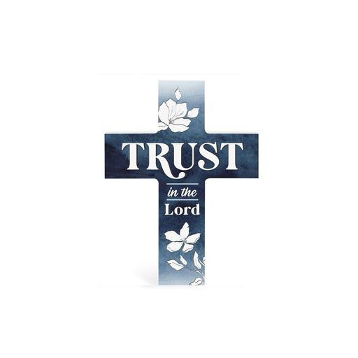 [CRO0255] Cross Trust In The Lord Blue