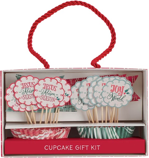 [PTW005] Cupcake Wrapper Set 24pc Jesus Is the Reason 