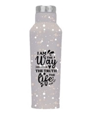 [GEWB5485-SM] Flask I Am The Way Grey Stainless Steel