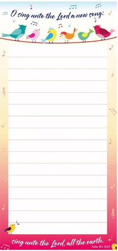 [FN7] Fridge Notepad Sing Unto The Lord