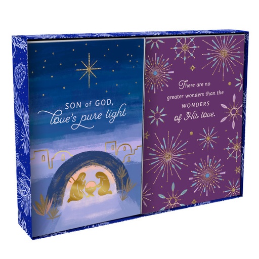 [U4243] GC: Christmas Boxed God's Love (Dark Blue Range) (08/25)