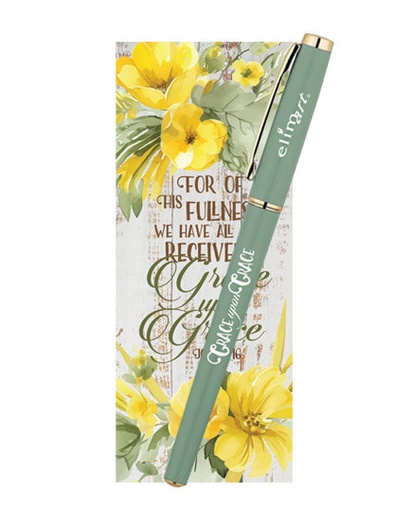 [GEBP5772-SM] Gel Pen Grace Upon Grace w/Bookmark