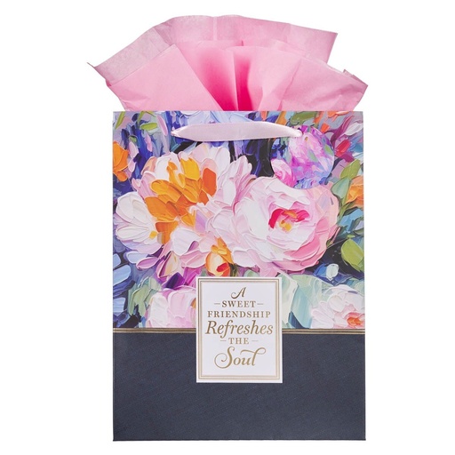 [GBA484] Gift Bag Large Sweet Friendship Watercolour 