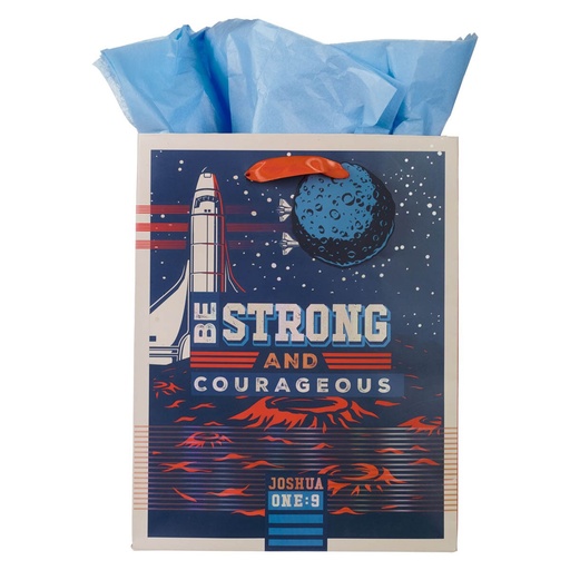 [GBA480] Gift Bag Med Be Strong Space Blue 