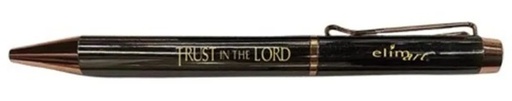 [GEBP5766-SM] Gift Pen Trust In The Lord Grey Metal