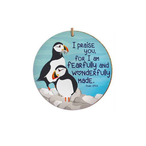 [CD60] Hanging Decoration Fearfully Puffin