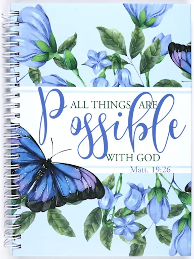 [SEWH5692-SM] Journal All Things Are Possible Hardcover