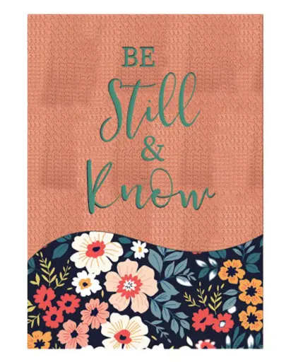 [SEJL56119-SM] Journal Be Still & Know Twotone Peach