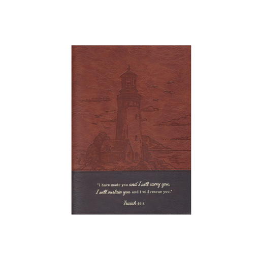 [JL836] Journal I Have Made You Lighthouse Brown Zip 