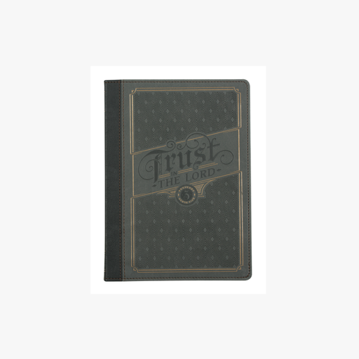 [JL805] Journal Trust In The Lord Charcoal Classic
