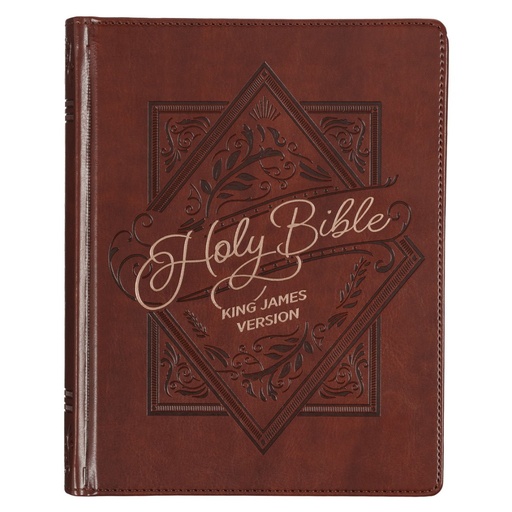 [KJV213] KJV Note-taking Bible Saddle Tan Faux Leather