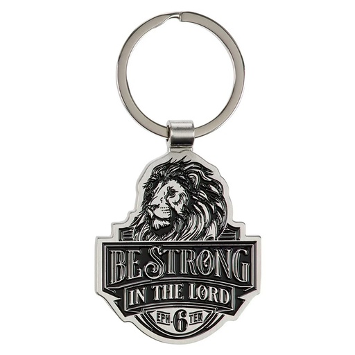 [KRG083] Keyring Be Strong Lion Metal