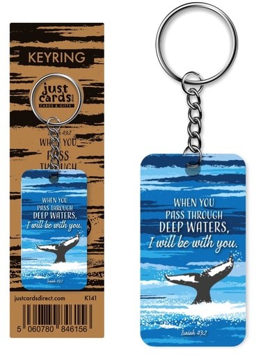 [K141] Keyring Deep Waters Wood