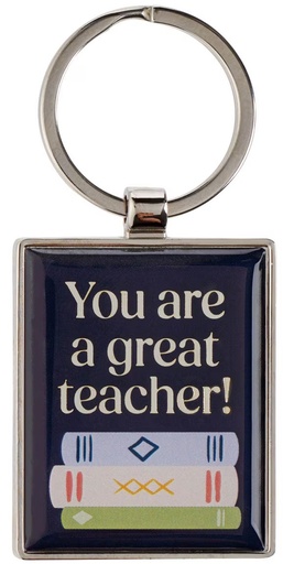 [KRG097] Keyring Great Teacher Blue Metal (02/25)