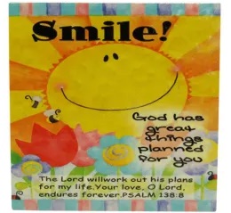 [E7557SM] Message Tile Smile