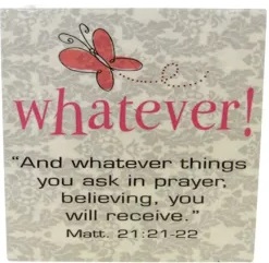 [E7557WH] Message Tile Whatever Is