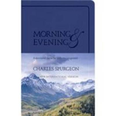 [9781598566765] Morning and Evening Blue Flexisoft Leather Edition