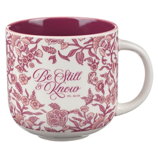 [MUG1181] Mug Be Still & Know Burgundy Psalm 46:10