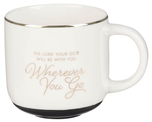 [MUG1222] Mug Wherever You Go White Ceramic 