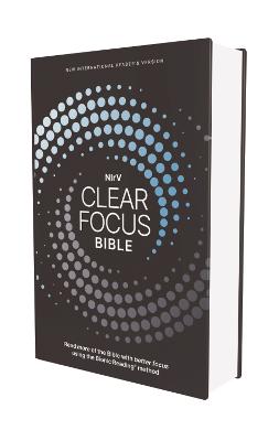 [9780310465522] NIrV Clear Focus Bible Hardcover Charcoal/Blue (08/25)
