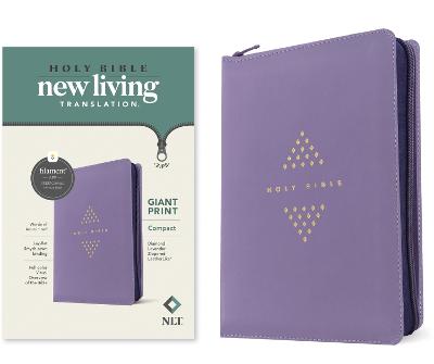 [9781496486721] NLT Compact Giant Print Zip Filament Enabled Lavender
