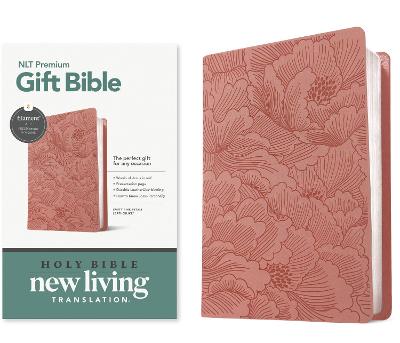 [9781496489821] NLT Premium Gift Bible Filament Pink