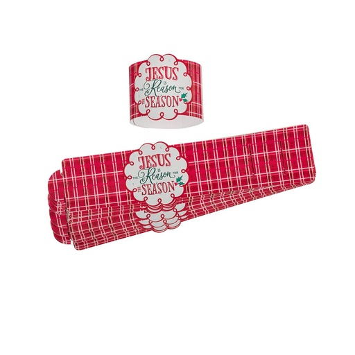 [PTW017] Napkin Wrap Set Jesus Is the Reason 12pc