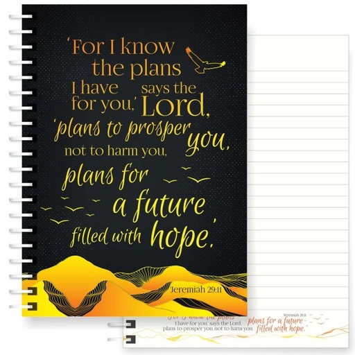 [N183] Notebook I Know The Plans Black A5