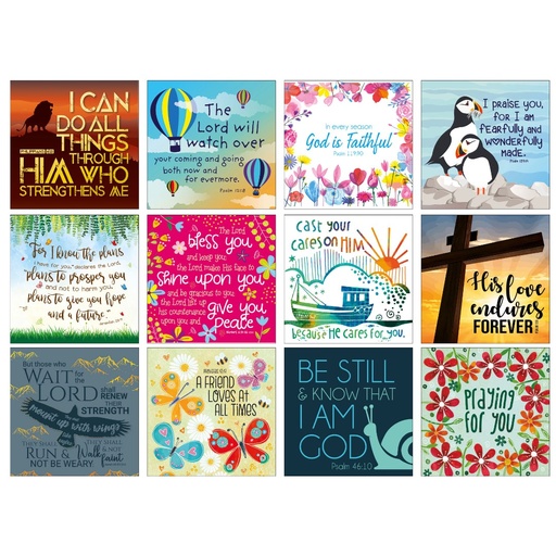 [NT5] Notelets Christian Inspirational 12Pc