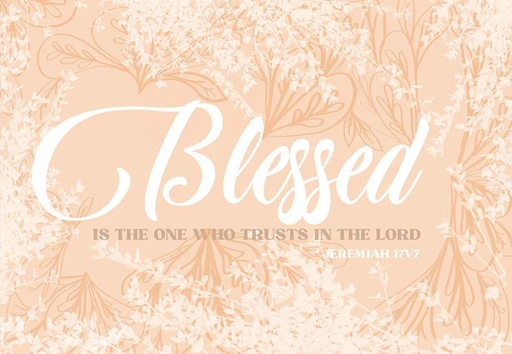 [KIENK0013] PIO Blessed Is The One Who Trusts In The Lord 25Pc