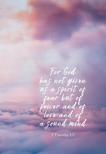 [KIENK0017] PIO For God Has Not Given Us A Spirit Of Fear 25Pc