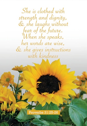 [KIENK0035] PIO She Is Clothed With Strength & Dignity 25Pc