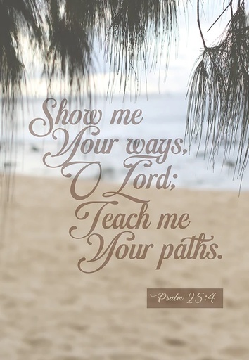 [KIENK0047] PIO Show Me Your Ways O Lord 25Pc
