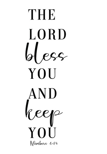 [KIENK0049] PIO The Lord Bless You and Keep You 25Pc
