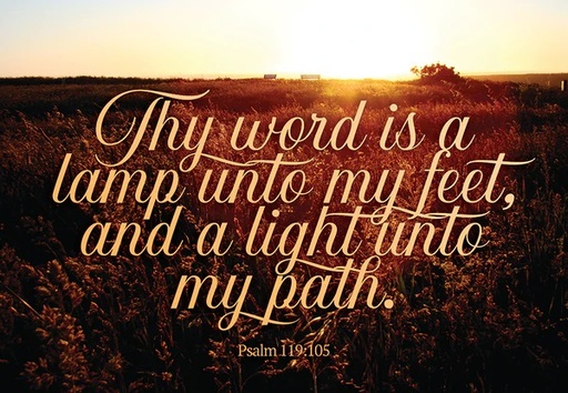 [KIENK0037] PIO Thy Word Is A Lamp Unto My Feet 25Pc