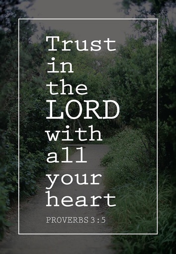 [KIENK0046] PIO Trust In The Lord With All Your Heart 25Pc