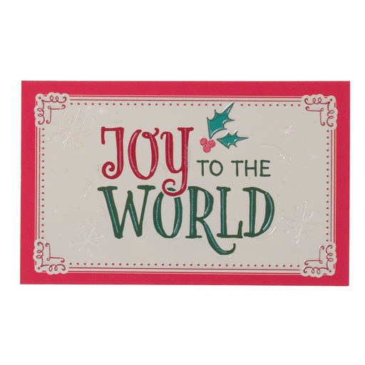 [PIO1082] Pass Around Cards Joy To The World Holly 