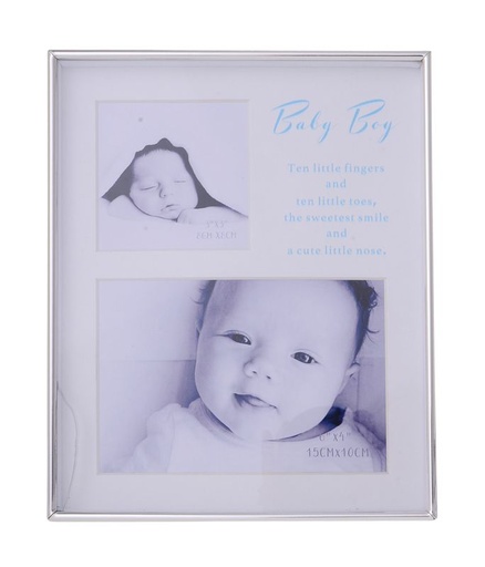 [52985LO] Photo Frame Baby Boy Collage