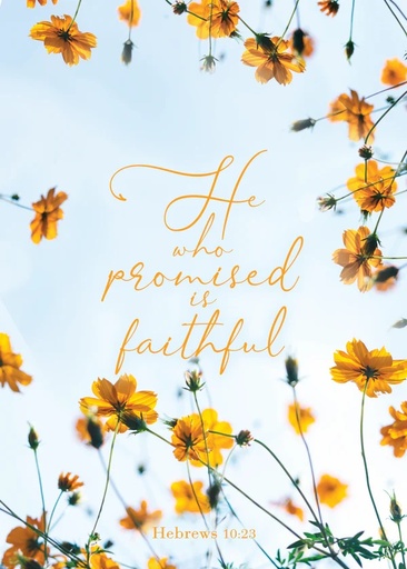 [KIENP0009] Post Lg: He Who Promised Is Faithful