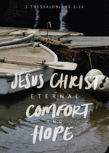 [KIENP0038] Post Lg: Jesus Christ Eternal Comfort