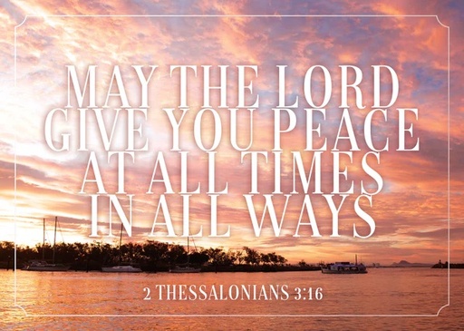[KIENP0067] Post Lg: May The Lord Give You Peace