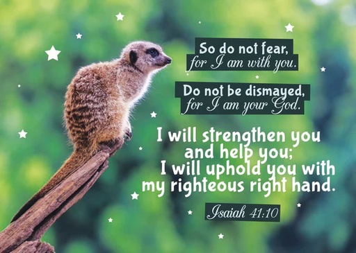 [KIENP0070] Post Lg: So Do Not Fear Is 41:10